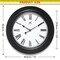 Infinity Instruments Roman Weave 16 in. Wall Clock 20307BK-4545 - alternate 2